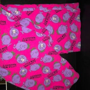 Little miss naughty pajama pants!